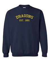 Load image into Gallery viewer, Drexel University Dragons Vintage 1891 Crewneck Sweatshirt - Navy
