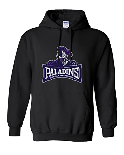 Furman University Paladins Hooded Sweatshirt - Black