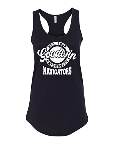 Goodwin University Navigators Ladies Tank Top - Black