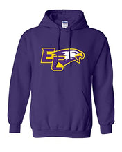 Load image into Gallery viewer, Elmira College EC Mascot Hooded Sweatshirt - Purple

