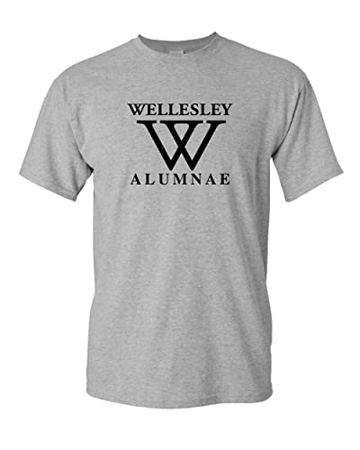 Wellesley College Alumni T-Shirt - Sport Grey