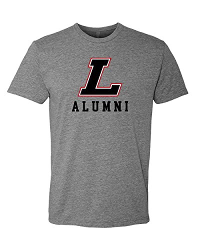 Lewis University L Alumni Soft Exclusive T-Shirt - Dark Heather Gray