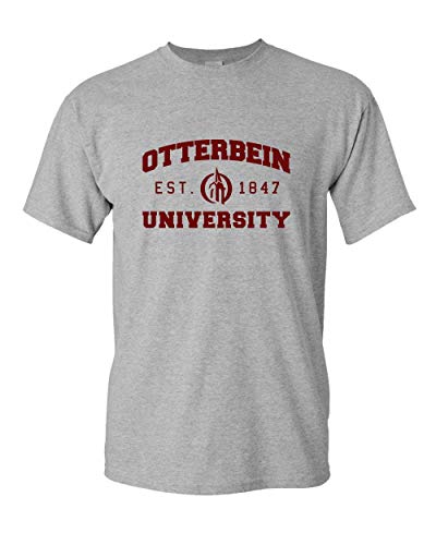 Otterbein University Est 1847 T-Shirt - Sport Grey