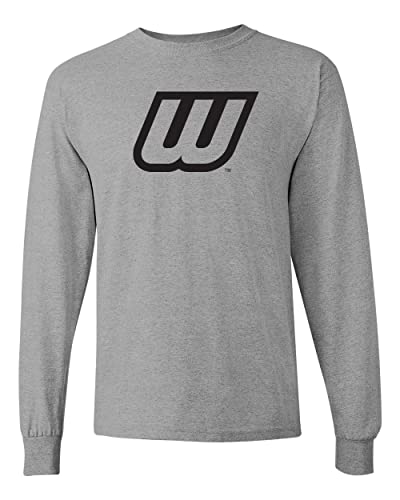 Wagner College M Long Sleeve Shirt - Sport Grey