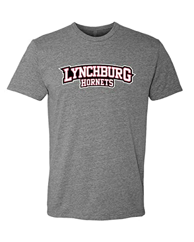 University of Lynchburg Text Soft Exclusive T-Shirt - Dark Heather Gray