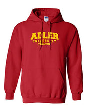 Load image into Gallery viewer, Vintage Adler University Alumni Hooded Sweatshirt - Red
