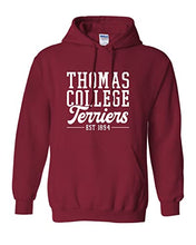 Load image into Gallery viewer, Thomas College Est 1894 Hooded Sweatshirt - Cardinal Red
