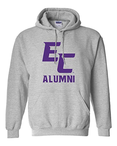 Elmira College EC Alumni Hooded Sweatshirt - Sport Grey