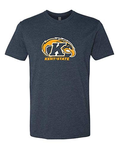Kent State Full Logo Exclusive Soft Shirt - Midnight Navy