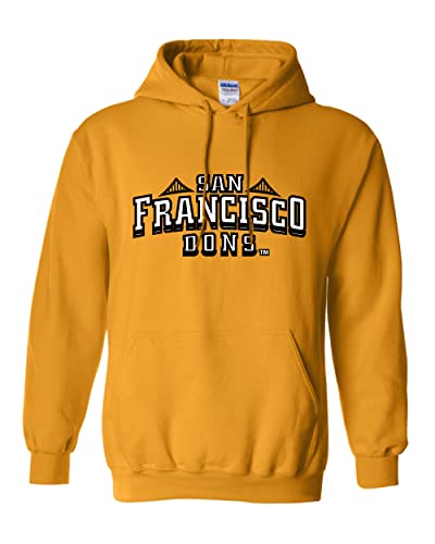 University of San Francisco Dons Gold Hooded Sweatshirt - Gold