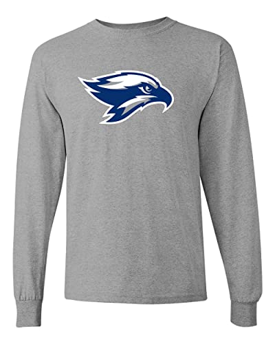 Broward College Mascot Long Sleeve T-Shirt - Sport Grey