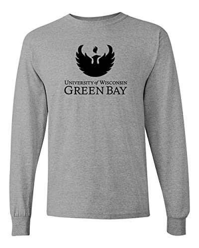 U of Wisconsin Green Bay Long Sleeve T-Shirt - Sport Grey