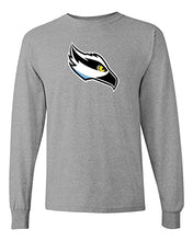 Load image into Gallery viewer, Stockton University Full Color Mascot Long Sleeve Shirt - Sport Grey
