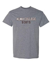 Load image into Gallery viewer, Alma College Scots Two Color T-Shirt - Graphite Heather
