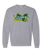 Load image into Gallery viewer, Fitchburg State Full Color Mascot Crewneck Sweatshirt - Sport Grey
