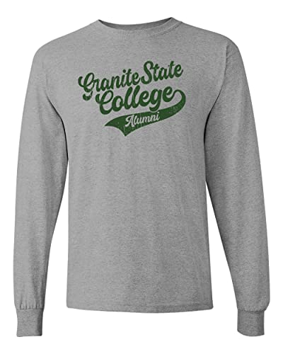 Granite State College Alumni Long Sleeve T-Shirt - Sport Grey