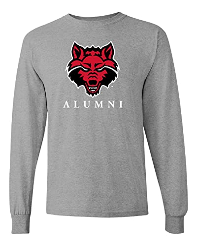 Arkansas State University Alumni Long Sleeve T-Shirt - Sport Grey