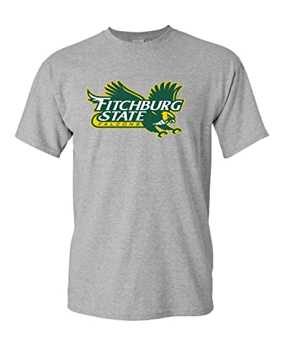 Fitchburg State Full Color Mascot T-Shirt - Sport Grey
