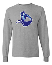 Load image into Gallery viewer, University of San Diego Mascot Long Sleeve T-Shirt - Sport Grey
