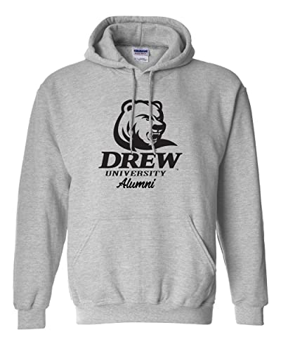 Drew University Alumni Hooded Sweatshirt - Sport Grey