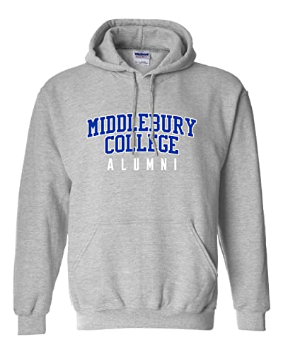 Middlebury College Alumni Hooded Sweatshirt - Sport Grey