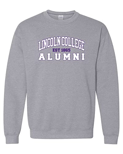 Lincoln College Alumni Crewneck Sweatshirt - Sport Grey