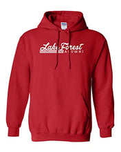 Load image into Gallery viewer, Vintage Lake Forest Alumni Hooded Sweatshirt - Red
