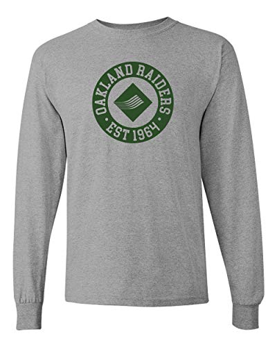 Oakland Community College EST Circle One Color Long Sleeve - Sport Grey