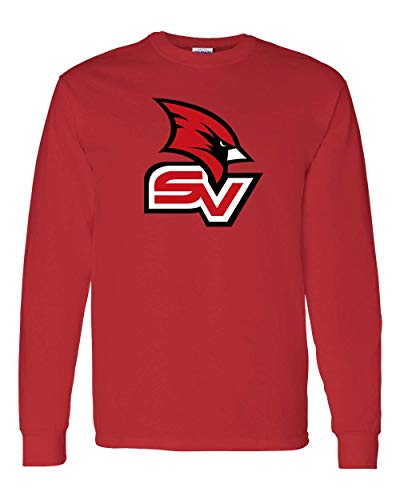 Saginaw Valley SV Two Color Long Sleeve - Red