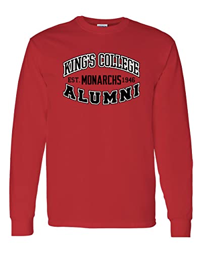 King's College Monarchs Alumni Long Sleeve T-Shirt - Red