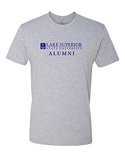 Lake Superior State Alumni Soft Exclusive T-Shirt - Dark Heather Gray
