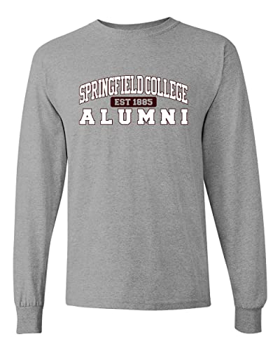 Springfield College Alumni Long Sleeve Shirt - Sport Grey