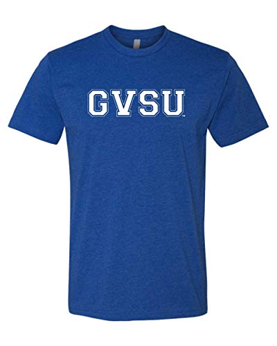 GVSU Block Letters Exclusive Soft Shirt - Royal