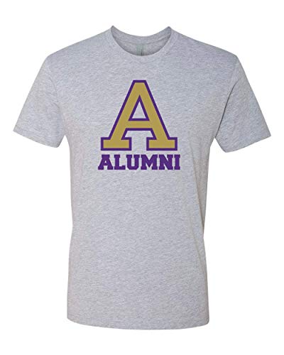 Premium Albion College Two Color A Alumni T-Shirt Albion Britons Alumni Mens/Womens T-Shirt - Heather Gray