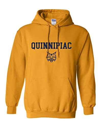 Quinnipiac University Hooded Sweatshirt - Gold