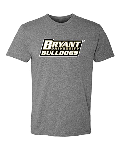 Bryant University Stacked Exclusive Soft Shirt - Dark Heather Gray
