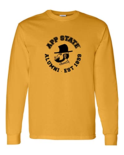 Appalachian State University Alumni Long Sleeve T-Shirt - Gold