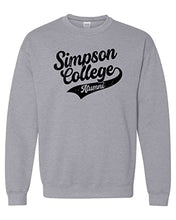 Load image into Gallery viewer, Simpson College Alumni Crewneck Sweatshirt - Sport Grey
