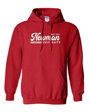 Load image into Gallery viewer, Vintage Newman University Hooded Sweatshirt - Red
