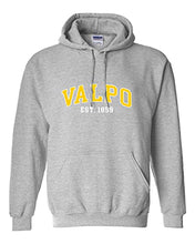 Load image into Gallery viewer, Valparaiso Valpo Est 1859 Hooded Sweatshirt - Sport Grey
