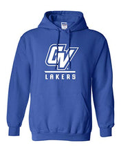 Load image into Gallery viewer, Grand Valley GV Lakers One Color Hooded Sweatshirt - Royal
