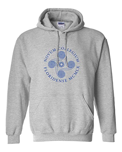 New College of Florida Grey Hooded Sweatshirt - Sport Grey