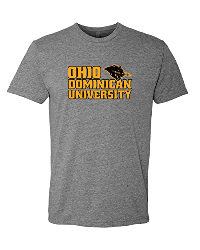 Ohio Dominican University Two Color Exclusive Soft Shirt - Dark Heather Gray