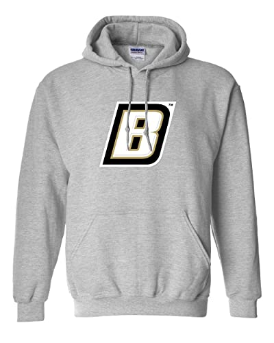 Bryant University B Hooded Sweatshirt - Sport Grey