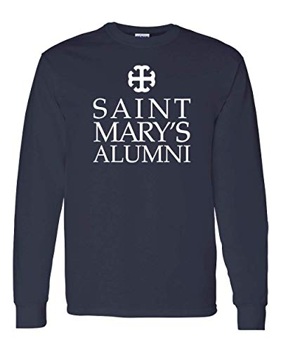 Saint Mary's College 1 Color Alumni Long Sleeve - Navy