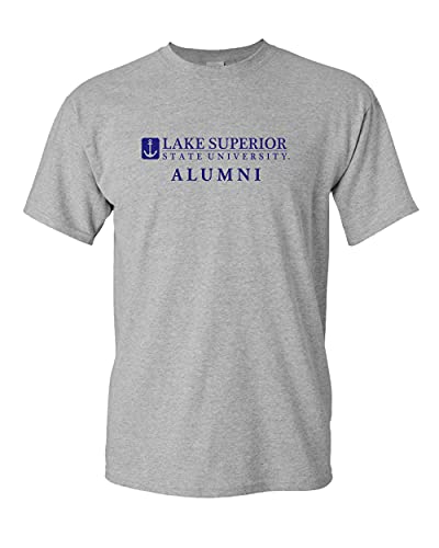 Lake Superior State Alumni T-Shirt - Sport Grey