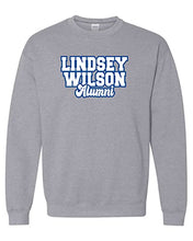 Load image into Gallery viewer, Lindsey Wilson College Alumni Crewneck Sweatshirt - Sport Grey
