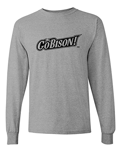 Bucknell University Go Bison Long Sleeve T-Shirt - Sport Grey