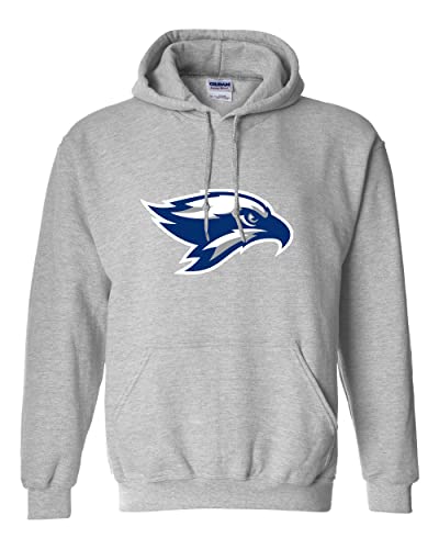 Broward College Mascot Hooded Sweatshirt - Sport Grey