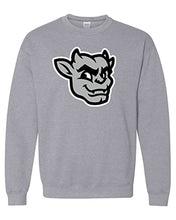 Load image into Gallery viewer, Bradley University Kaboom Full Color Crewneck Sweatshirt - Sport Grey
